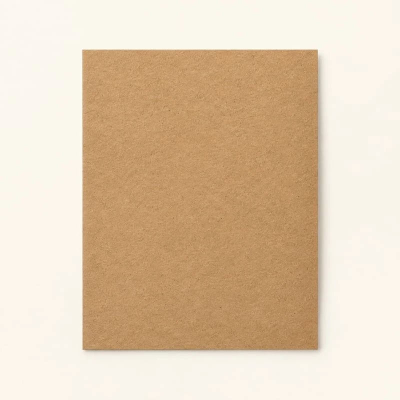 Próbki opakowań z naturalnego brązowego papieru kraftowego