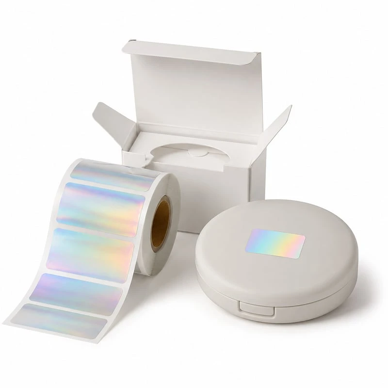 Holograficzne etykiety na kosmetyki